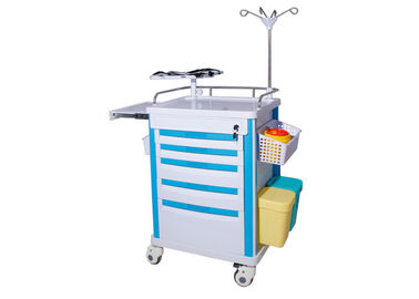 Dễ dàng làm sạch nhựa ABS nhựa Y tế Xe đẩy Với bánh xe ồn ào