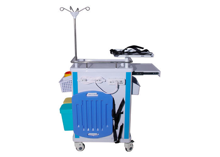 Dễ dàng làm sạch nhựa ABS nhựa Y tế Xe đẩy Với bánh xe ồn ào